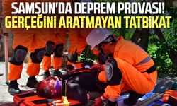 Samsun'da AFAD koordineli deprem tatbikatı