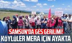Samsun'da GES gerilimi! Köylüler mera için ayakta