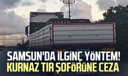 Plakasını köpükle kapatıp kantardan kaçmaya çalışan tıra 236 bin lira ceza