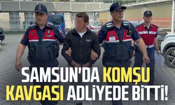 Samsun'da komşu kavgasına adli kontrol