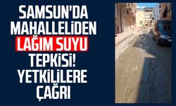 Samsun'da mahalleliden lağım suyu tepkisi!