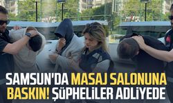 Masaj salonuna fuhuş operasyonu zanlısı 3 kişi adliyeye sevk edildi