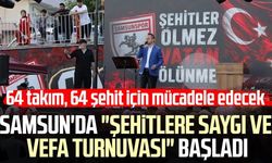 Samsun'da "Şehitlere Saygı ve Vefa Turnuvası" başladı