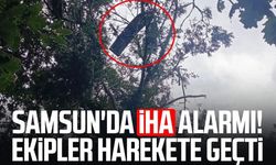 Samsun'un Alaçam ilçesinde İHA alarmı