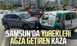SUV ile hafif ticari araç çarpıştı: Baba ve 2 yaşındaki oğlu yaralandı