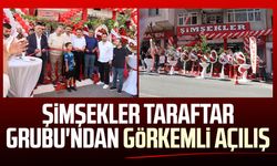 Samsunspor Şimşekler Taraftar Grubu'ndan görkemli açılış