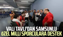 Vali Orhan Tavlı'dan Samsunlu özel milli sporculara destek