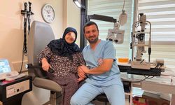 Gözlerine ışığı bu kez doktor torunu verdi