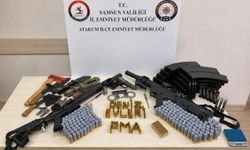 Ruhsatsız silah ve mühimmat ele geçirildi