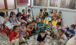 Yaz Kur'an kursundaki öğrencilere serinleten ikram