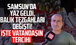 Samsun'da yaz geldi, balık tezgahları değişti! İşte vatandaşın tercihi