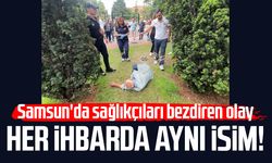 Samsun Anıtpark'taki sarhoş sağlıkçıları bezdirdi