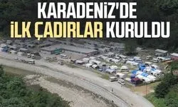 Karadeniz'de fındık sezonu başlıyor! İlk çadırlar kuruldu