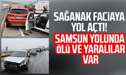 Sağanak faciaya yol açtı! Samsun yolunda ölü ve yaralılar var