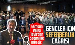 Vali Tavlı: 'Gençlerimizi bağımlılığın her türlüsünden uzak tutmalıyız'