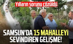 Kırsal mahallenin 40 yıllık asfalt hasreti sona erdi