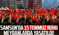 Samsun'da '15 Temmuz Demokrasi ve Milli Birlik Günü' etkinlikleri