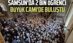 Samsun'da 2 bin Kur'an kursu öğrencisi camiye akın etti