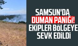 Samsun'da duman paniği! Ekipler bölgeye sevk edildi
