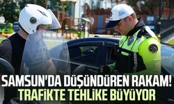 Samsun'da motosiklet kazalarında alarm