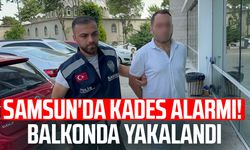 Balkondan eve girmek isteyen koca KADES'le yakalandı