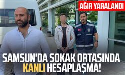 Samsun'da bir kişiyi bıçaklayan genç tutuklandı