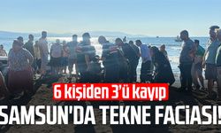Samsun'da tekne alabora oldu: 3 kişi kurtarıldı, 3 kişi kayıp