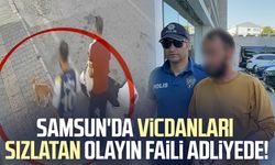 Samsun'da kediye tekme atarken kameraya yansıyan şahıs yakalandı