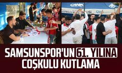 Samsunspor'un 61. yılına coşkulu kutlama