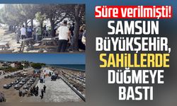 Atakum sahilinde işgal denetimi