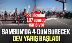 Samsun'da Uluslararası Bisiklet Turu heyecanı başladı