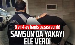 Samsun'da aranan uyuşturucu hükümlüsü yakalandı