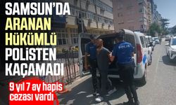 Samsun’da polis affetmedi! Firari hükümlü yakalandı