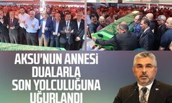 AK Parti Samsun Milletvekili Av. Ersan Aksu'nun annesi dualarla uğurlandı