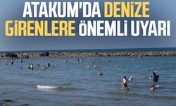 Atakum'da denize girenlere önemli uyarı