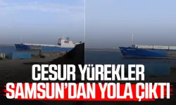 Cesur yürekler Samsun'dan yola çıktı