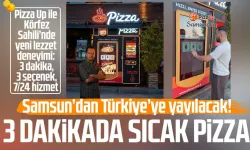 Samsun’dan Türkiye’ye yayılacak! 3 dakikada sıcak pizza