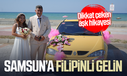 Samsun'a Filipinli gelin
