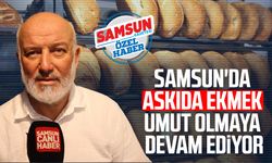 Samsun'da askıda ekmek umut olmaya devam ediyor