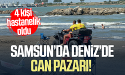 Samsun'da aynı yerde peş peşe boğulma tehlikesi: 4 kişi hastaneye kaldırıldı