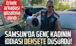 Samsun'da kız arkadaşının kollarını kızgın kepçeyle yaktı