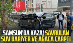 Samsun'da SUV araç ile otomobil çarpıştı: 2 yaralı