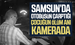 Otobüsün çarptığı 17 yaşındaki çocuğun ölüm anı kamerada