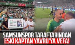 Samsunspor taraftarından eski kaptan Zeki Yavru’ya vefa!