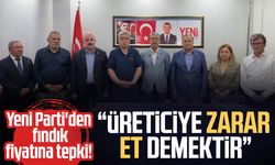 Yeni Parti'den fındık fiyatına tepki! "Üreticiye zarar et demektir"