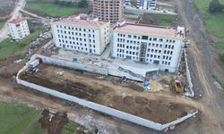 Canik Fen Lisesi inşaatında sona gelindi