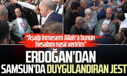 Erdoğan’dan Samsun’da duygulandıran jest