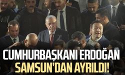 Cumhurbaşkanı Erdoğan'a Samsun'da vatandaşlardan sevgi gösterisi