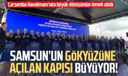 Samsun Çarşamba Havalimanı’nda yeni dönem: Terminalin temeli atıldı