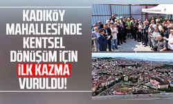 Samsun'da 'Kadıköy Kentsel Dönüşüm Projesi'nin temeli atıldı